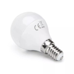 Żarówka LED G45 E14 9W zimna 840lm biała kulka do wnętrz