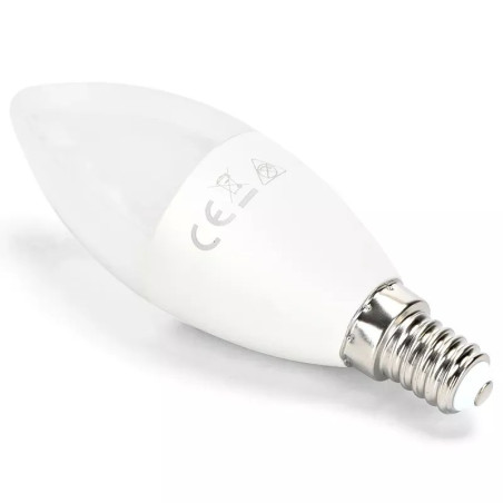 Żarówki LED C37 E14 13W 3000K 2 sztuki białe do wnętrz