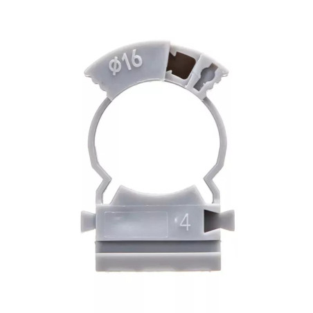 Zacisk wysuwany do rur PVC średnicy 16-18 mm, biały, IP20