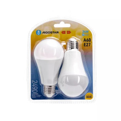 Żarówka LED E27 24W 3000K ciepła barwa 2 sztuki