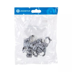 Zacisk wysuwany do rur PVC średnicy 16-18 mm, biały, IP20
