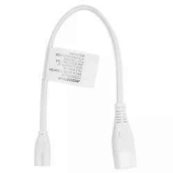 Kabel połączeniowy do świetlówki T5 30 cm 220-240V biały PVC