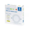 Panel LED podtynkowy 9W ciepłe światło 3000K 1000lm biały IP20