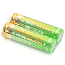 Akumulatorek Ni-MH AA R6 1.2V 2 sztuki stalowa osłona