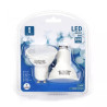 Żarówki LED GU10 8W 6500K 2 sztuki zimna barwa 640lm