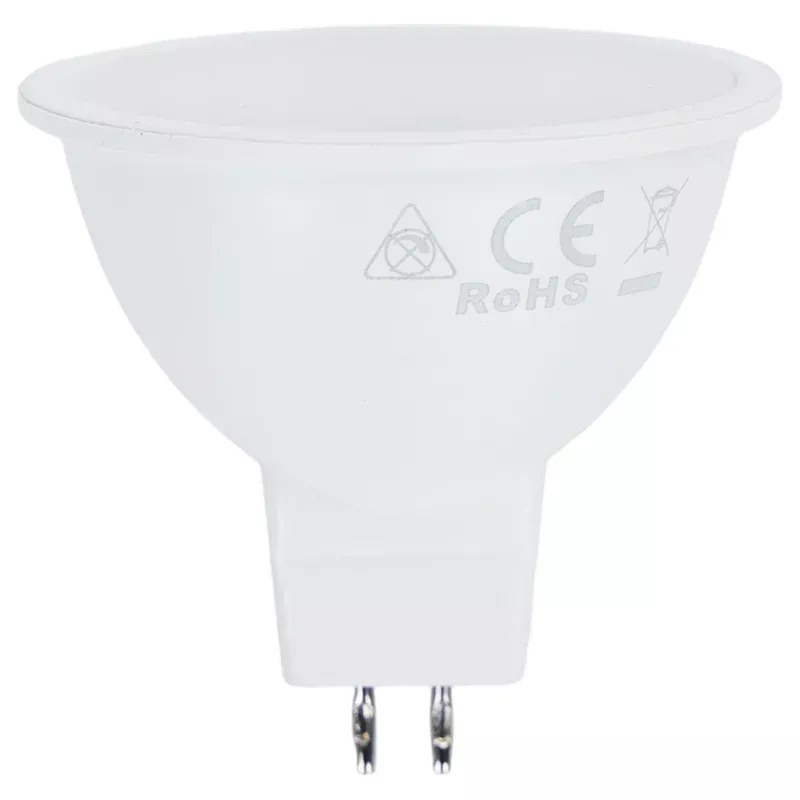 Żarówka LED MR16 7W 4000K 1 sztuka biała plastikowa do wnętrz