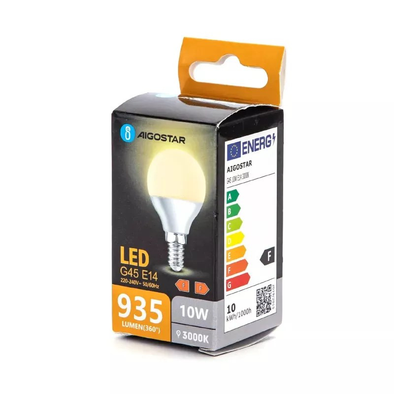 Żarówka LED G45 E14 10W ciepłe światło 3000K 935lm
