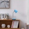 Lampa biurkowa niebieska z gwintem E27 do max 40W