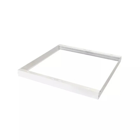 Ramka natynkowa biała 600x600x50 mm z aluminium do paneli LED