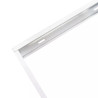 Ramka natynkowa biała 600x600x50 mm z aluminium do paneli LED