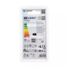 Żarówka LED E27 10W ciepłe światło 935lm biała plastikowa