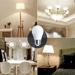 Żarówka LED 4W E27 4000K 340lm biały plastik do wnętrz