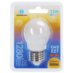 Żarówka LED kulka G45 E27 13W ciepłe światło 3000K 1280 lumenów