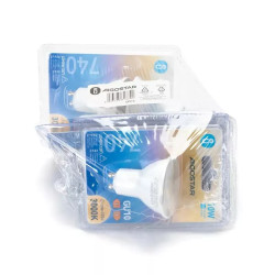 Żarówka LED GU10 10W 3000K ciepła 740 lumenów biała do wnętrz