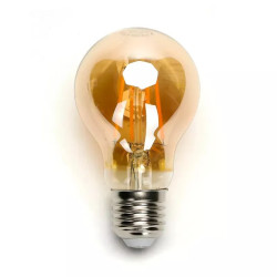 Żarówka LED filamentowa A60 E27 6W 2200K 600lm bursztynowa