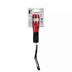 Latarka LED 0.25W 6500K na 2 baterie AA czarno-czerwona