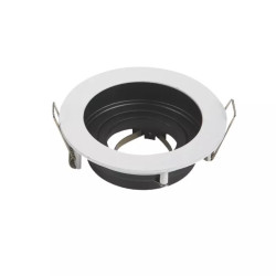 Oprawa sufitowa podtynkowa biała D100mm do żarówek GU10 MR16