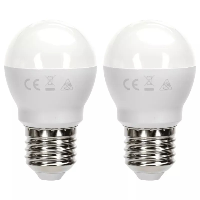 Żarówki LED G45 E27 11W 4000K neutralne światło 2 sztuki