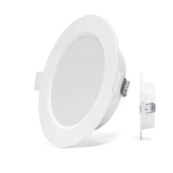 Panel LED podtynkowy 6W 4000K 660lm biały okrągły 120mm