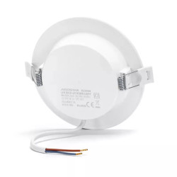 Panel LED podtynkowy 6W 4000K 660lm biały okrągły 120mm