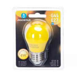Żarówka LED G45 E27 4W ciepłe żółte światło do wnętrz