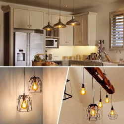 Żarówka LED Filament E27 4W 2200K bursztynowa A60 430lm