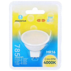 Żarówka LED MR16 8W 4000K neutralna barwa światła 1 sztuka