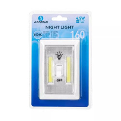 Lampka nocna LED 4.5W 6500K 160lm zasilana na 3 baterie AAA
