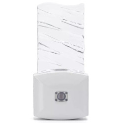Lampka nocna LED 0,2W 3000K z czujnikiem światła, biały pasek