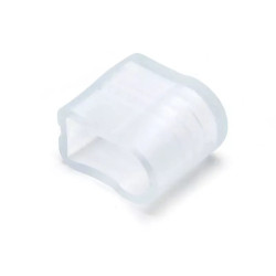 Zaślepka do taśmy LED 1,8 cm biała PVC IP20 do wnętrz