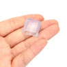 Zaślepka do taśmy LED 1,8 cm biała PVC IP20 do wnętrz