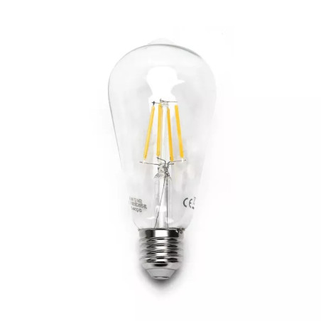 Żarówka LED Filament ST64 E27 8W 2700K 950lm przezroczysta
