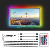 Taśma LED RGB 2,5W 4x0,5m zasilana USB do podświetlenia telewizora