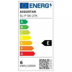 Żarówka LED Filament E27 6W 2700K 730lm przezroczyste szkło ST64