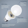 Żarówka LED A60 E27 12W ciepła barwa 3000K 1170lm biała mleczna
