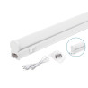 Świetlówka LED T5 18W 4000K 120 cm z kablem i obudową biała