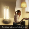 Żarówka LED 15W E27 3000K 1510lm w kształcie U z przezroczystego szkła