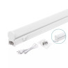 Świetlówka LED T5 18W 6500K 1,2 m z kablem i obudową biała