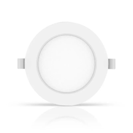 Panel LED podtynkowy 6W zimna barwa 6500K 660lm biały okrągły