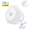 Lampka nocna LED 0,5W 3000K z czujnikiem ruchu i ładowaniem USB-C