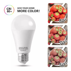 Żarówka LED A60 E27 19W 6500K zimna barwa 2000lm do wnętrz