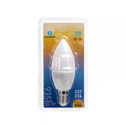 Żarówka LED E14 10W 3000K ciepła barwa 935 lm C37 plastikowa