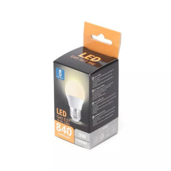 Żarówka LED G45 E27 9W ciepłe światło 3000K 840lm plastikowa