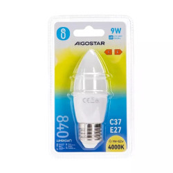 Żarówka LED świeczka C37 E27 9W 4000K 840lm biała wewnętrzna