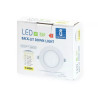 Panel LED podtynkowy okrągły 4W 3000K 440lm IP20 biały do wnętrz