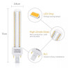 Świetlówka LED PLC 2U 15W 3000K ciepła biała G24d-3 1500lm