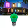 Żarówka LED zielona E27 4W 180° G45 do dekoracji wnętrz