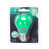 Żarówka LED zielona E27 4W 180° G45 do dekoracji wnętrz