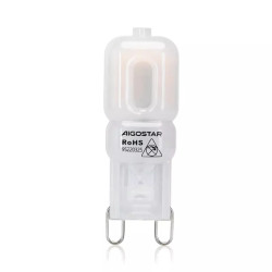 Żarówka LED G9 2W 3000K ciepła mleczna 170lm energooszczędna