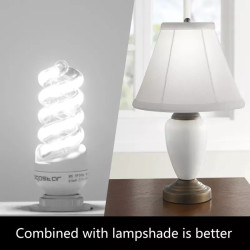 Żarówka LED spiralna E14 7W 660lm zimna barwa 6500K szklana